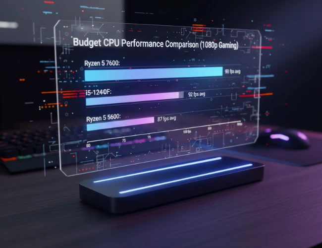 Budget CPU Performance Comparison (1080p Gaming)